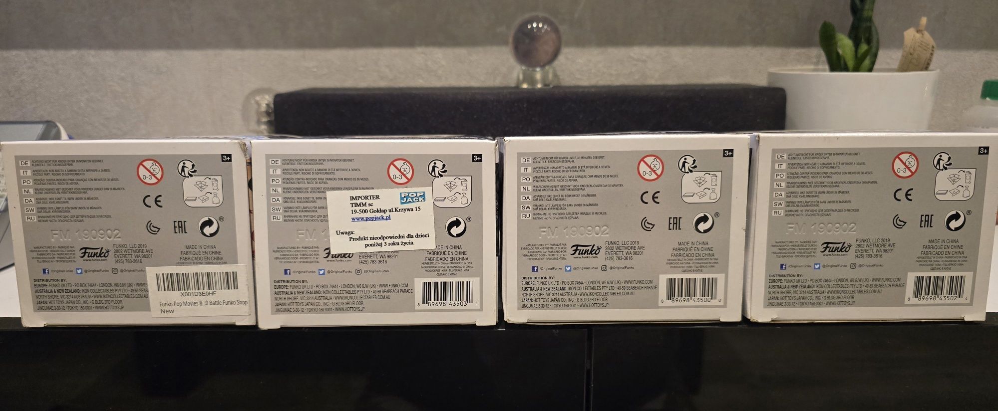 4x funko pop terminator
