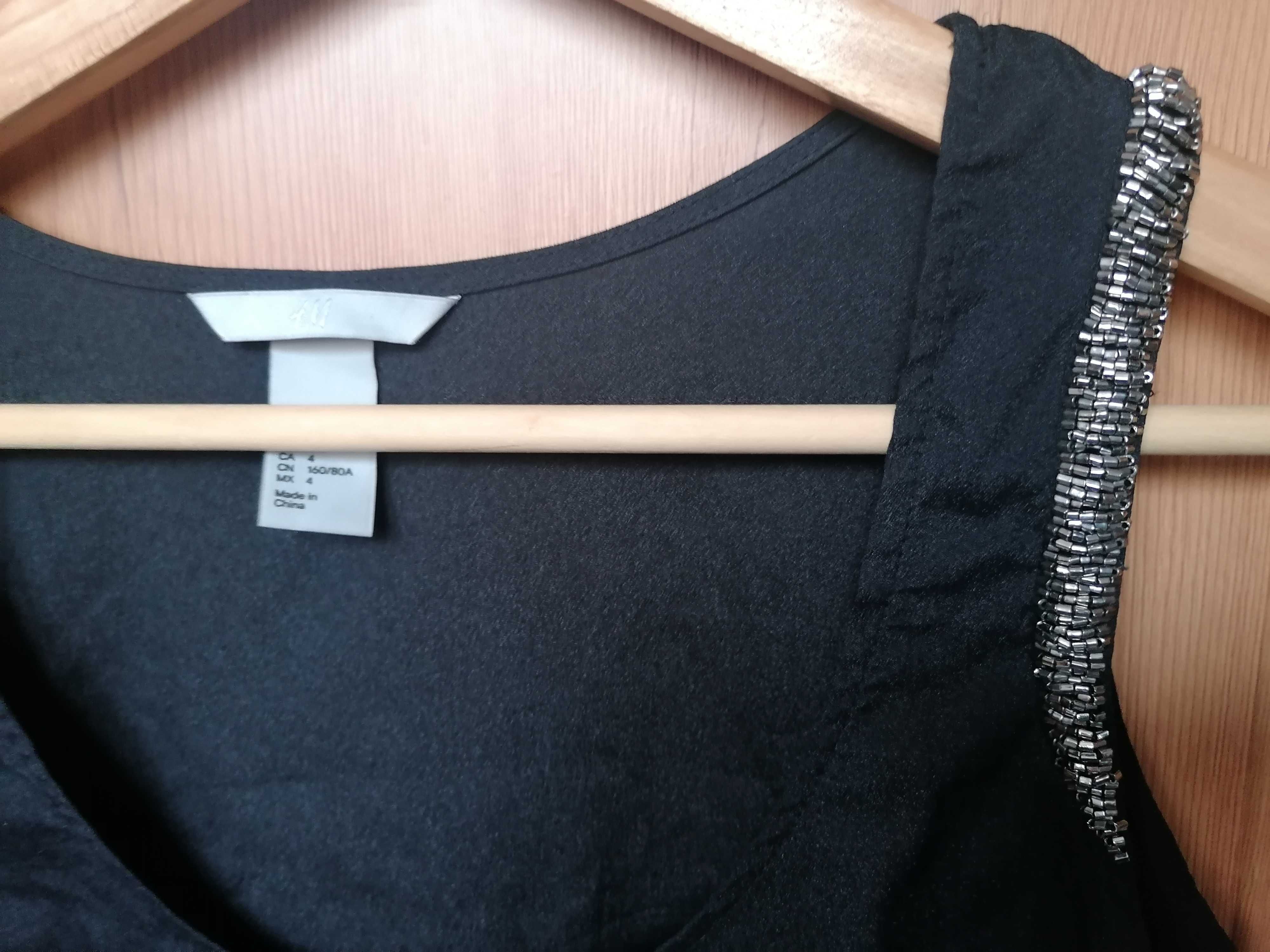Czarny top marki H&m