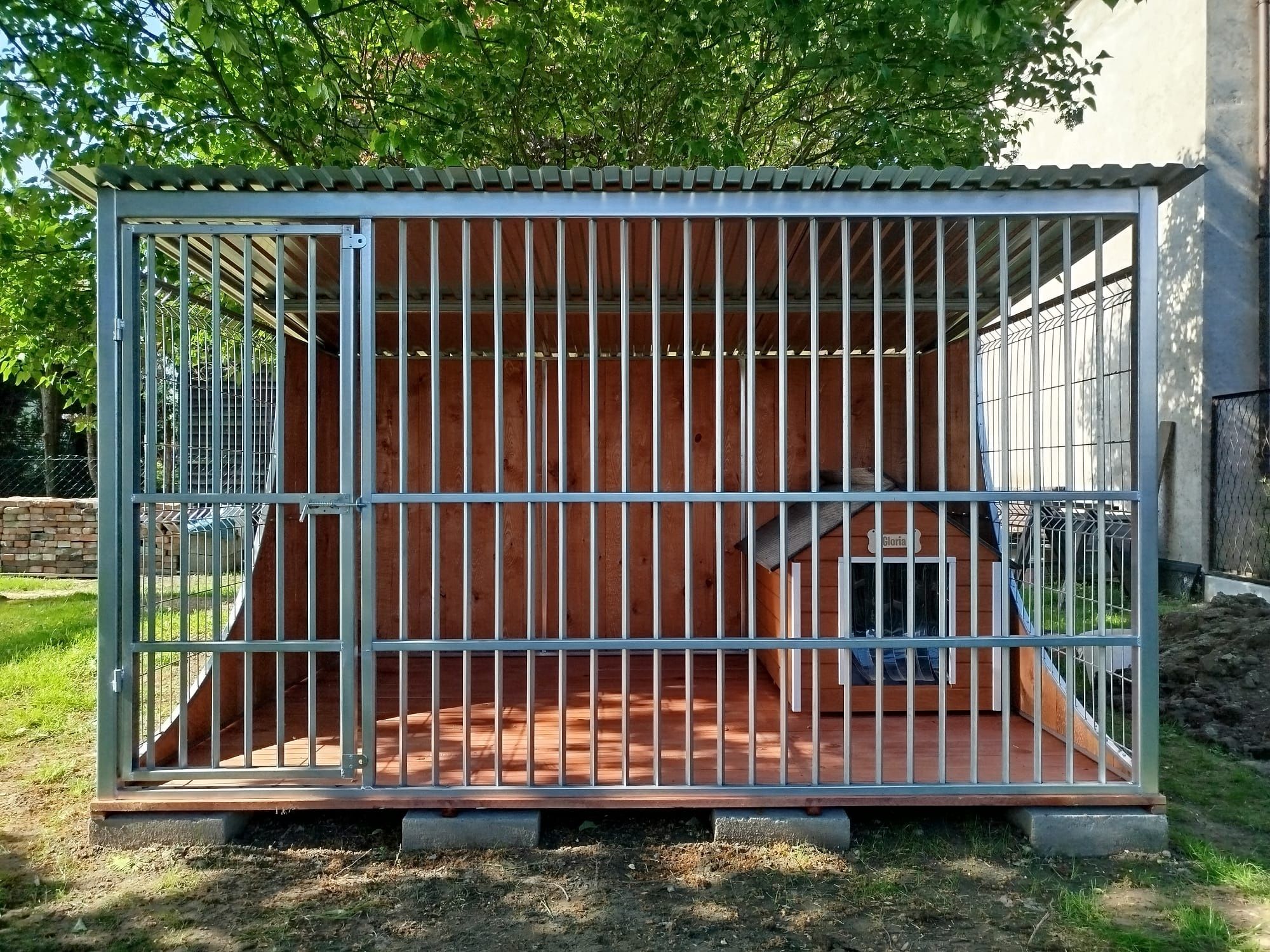 Kojec dla psa klatka ocynkowana mocna solidna 3x2