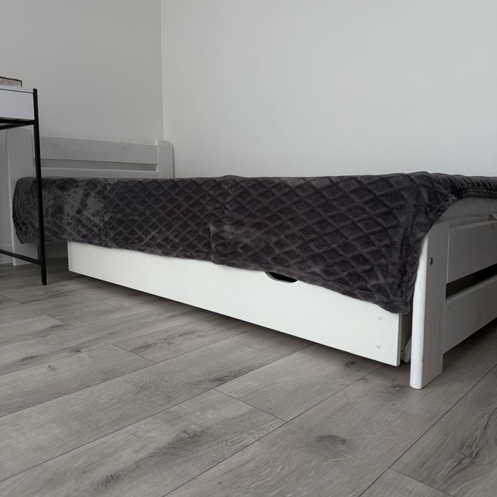 Łóżko pojedyncze drewniane EUREKA 90x200
