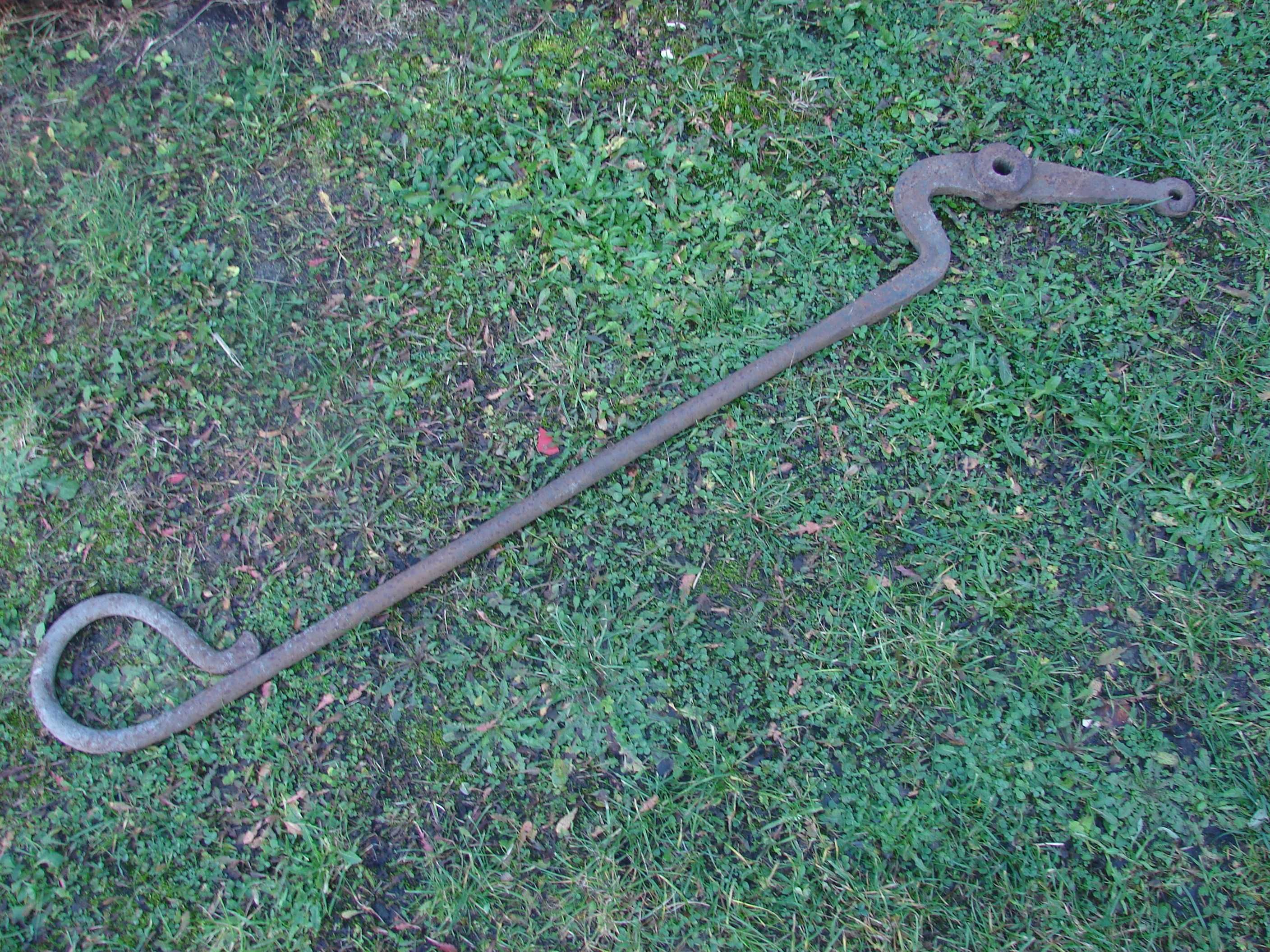 stara Pompa ogrodowa abisynka dźwignia kuta  150cm