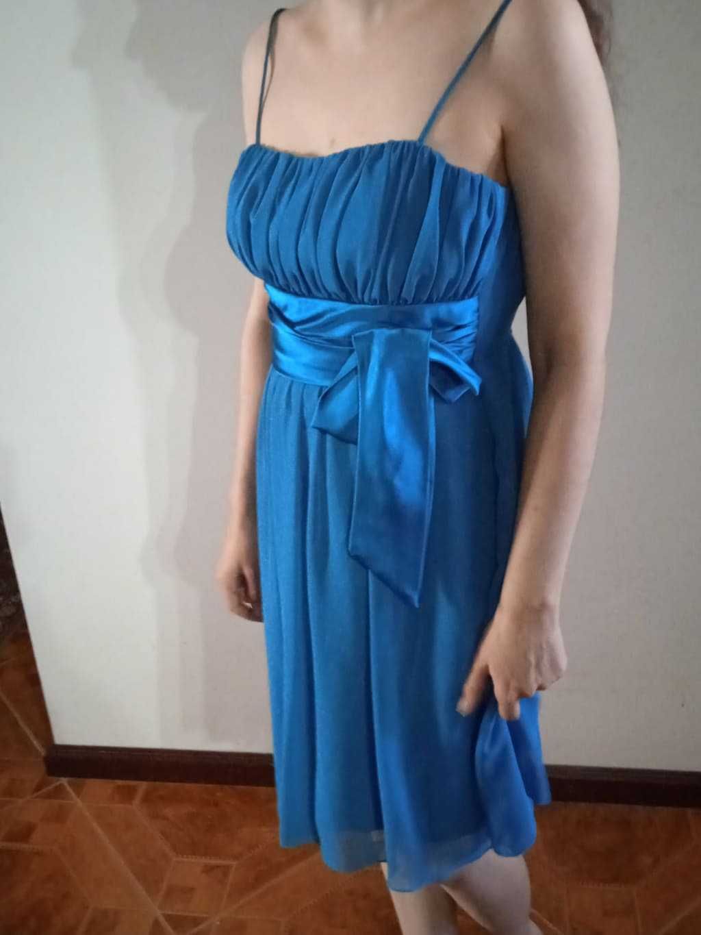 Vestido Azul Cerimonia