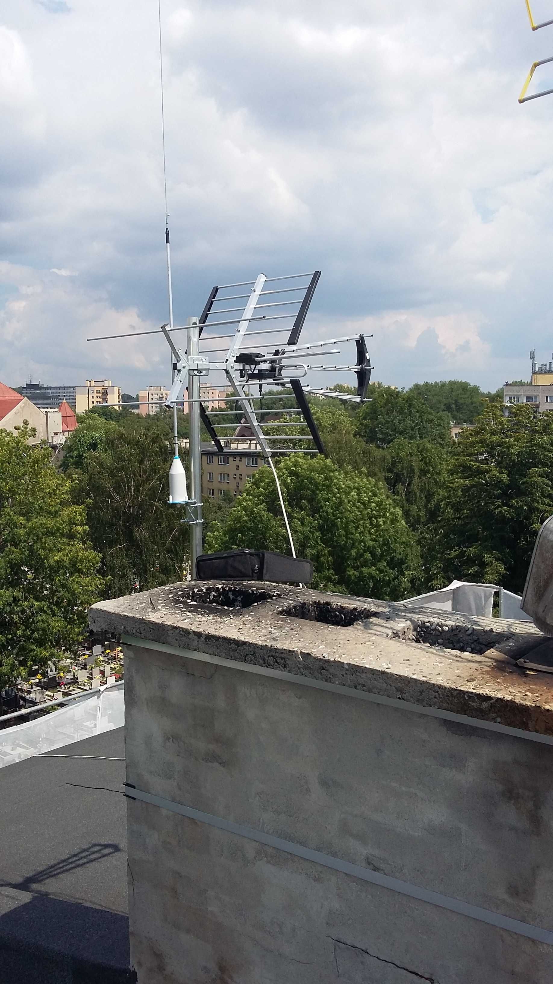 Anteny montaż anten ustawianie serwis Sosnowiec Będzin Czeladź okolice