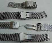 Bransoleta mesh shark 22mm do zegarka gruba meska