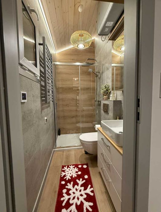 domek na święta dla 8 osób nad jeziorem sauna jacuzzi  bez sąsiadów