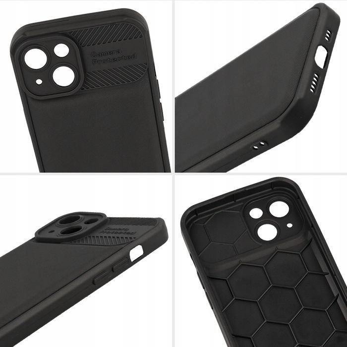 Etui Silikonowe Camera Protected Do Samsung S23 Plus S916 Czarne