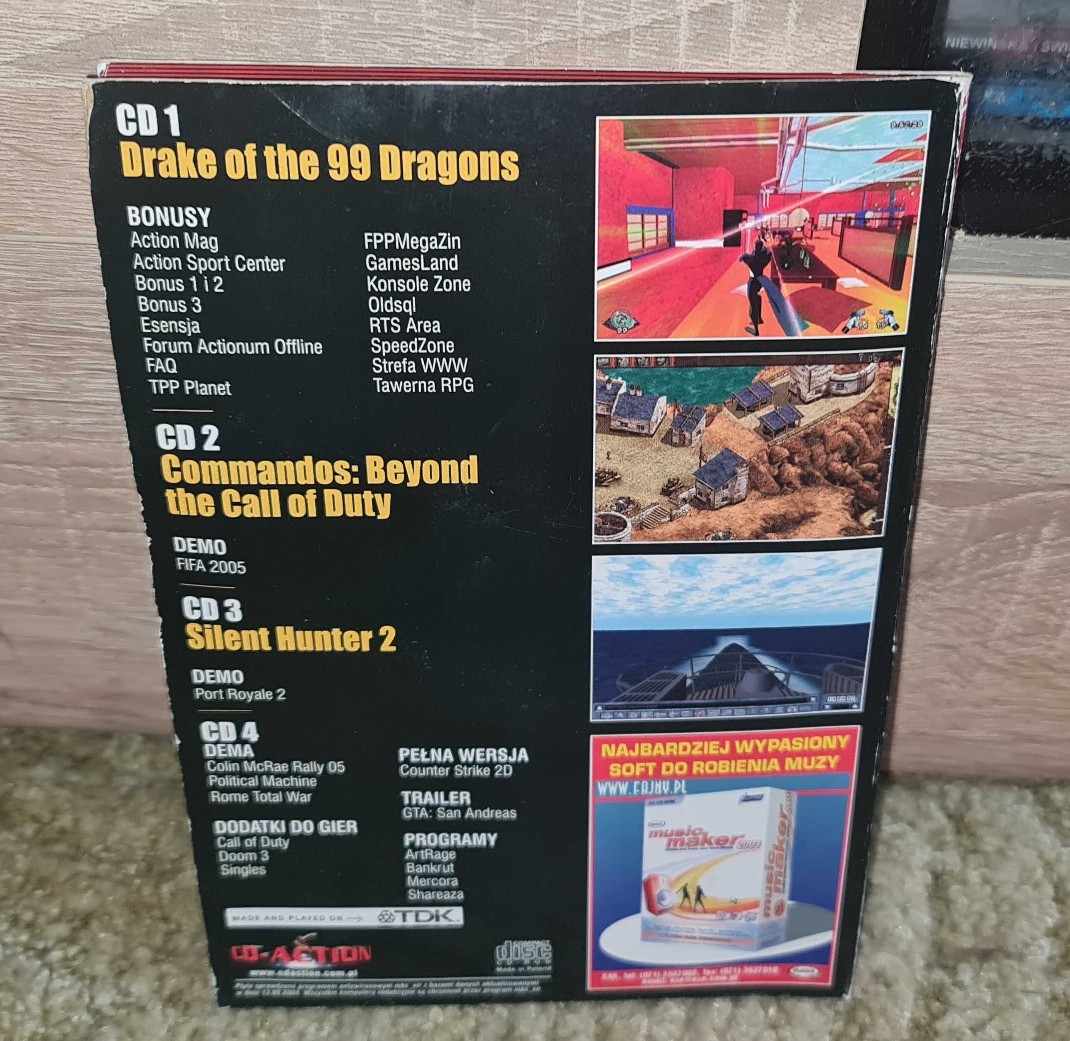 Drake Of The 99 Dragons / Commandos Beyond / SILENT HUNTER 2 / PC/DB