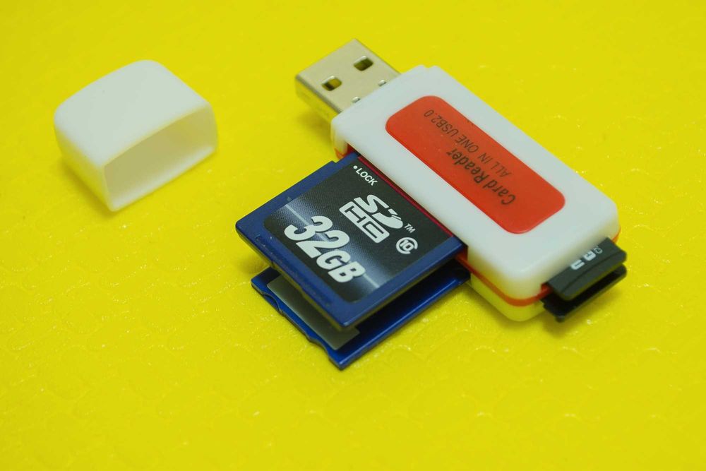 Мини Картридер адаптер Card Reader microSD MMC SD Sony M2 MS Pro Duo