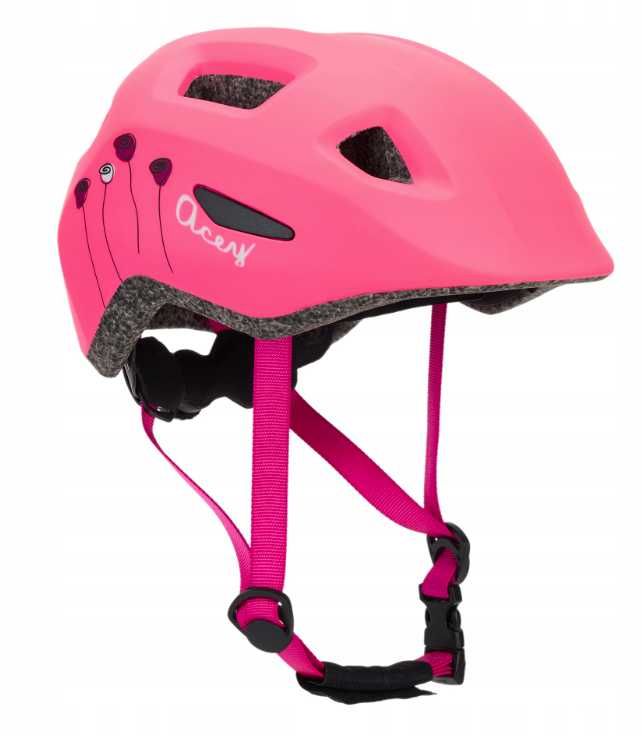Kask rowerowy dziecięcy Kellys Acey 022 rose pink 45-49 cm (XS)