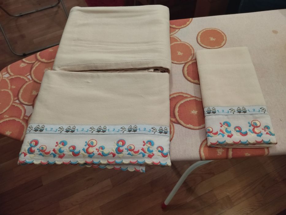 Jogos Lençóis Cama Bebé Novos