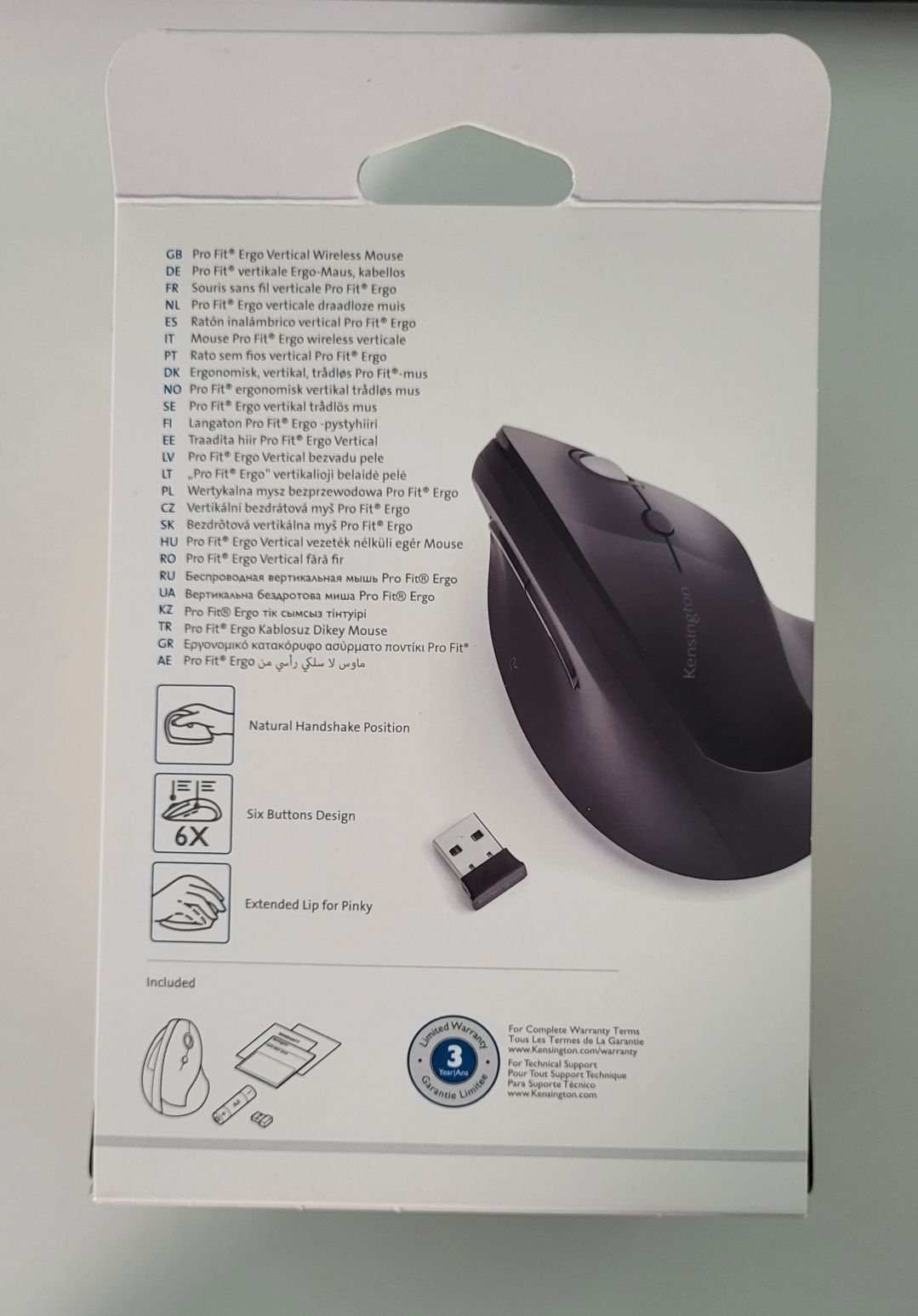 Ergonomiczna mysz Kensington Pro Fit.