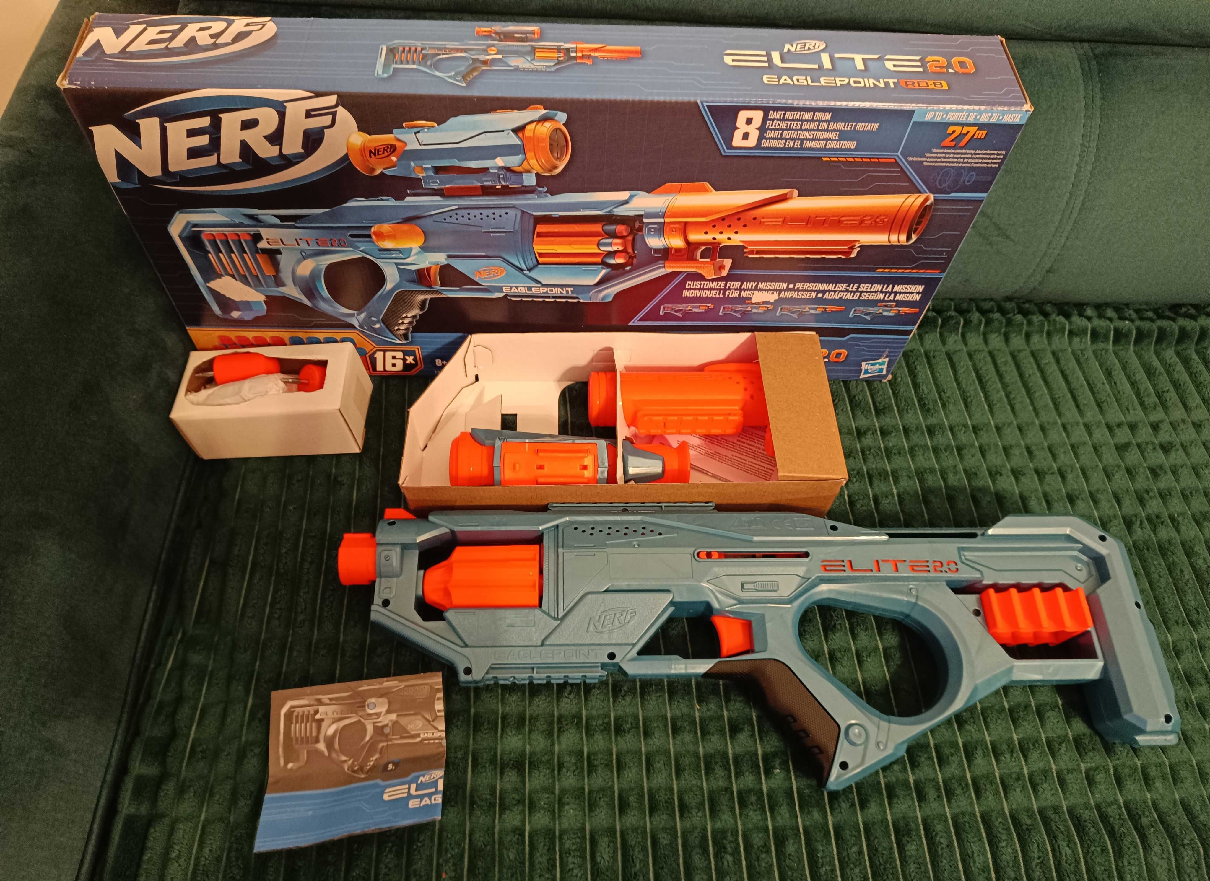 Wyrzutnia Nerf Elite 2.0 Eaglepoint RD-8 Hasbro F0423