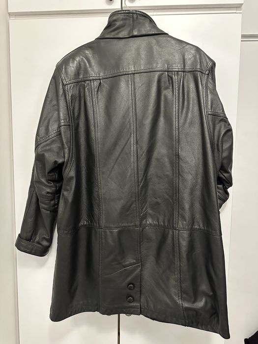 Kurtka skórzana damska czarna M L XL skóra vintage