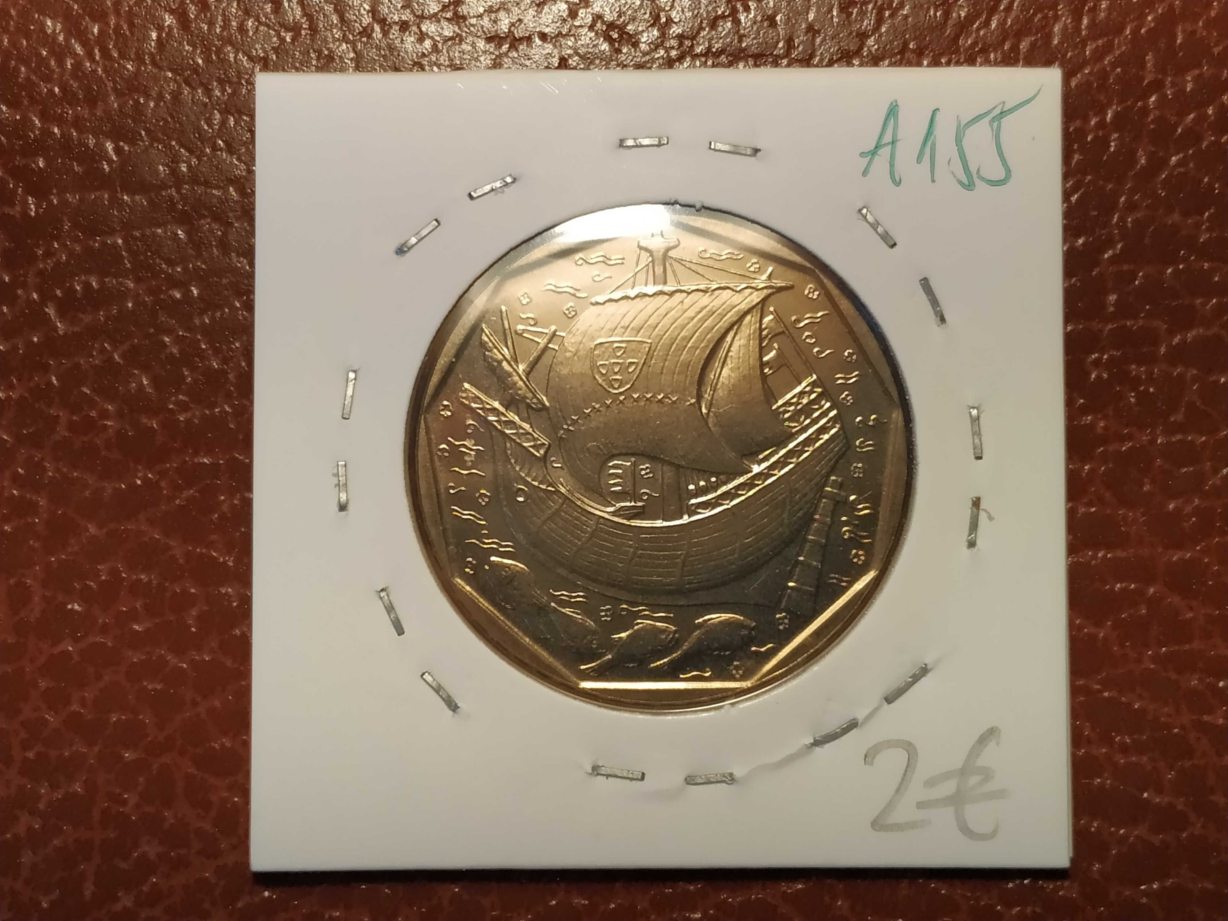 A155 Moeda de 50 escudos de 1986 Brilhante Não Circulada
