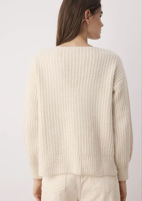 Кардиган светр НОВИЙ з біркою оверсайз бежевий з коміром