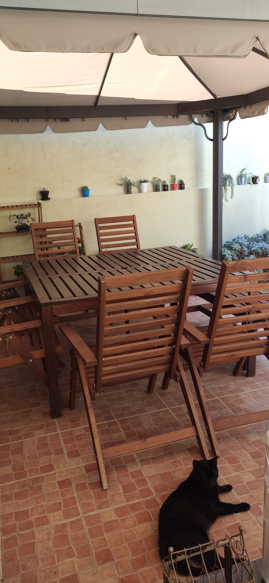 6 cadeiras de exterior, gama applaro do Ikea.VENDIDO!