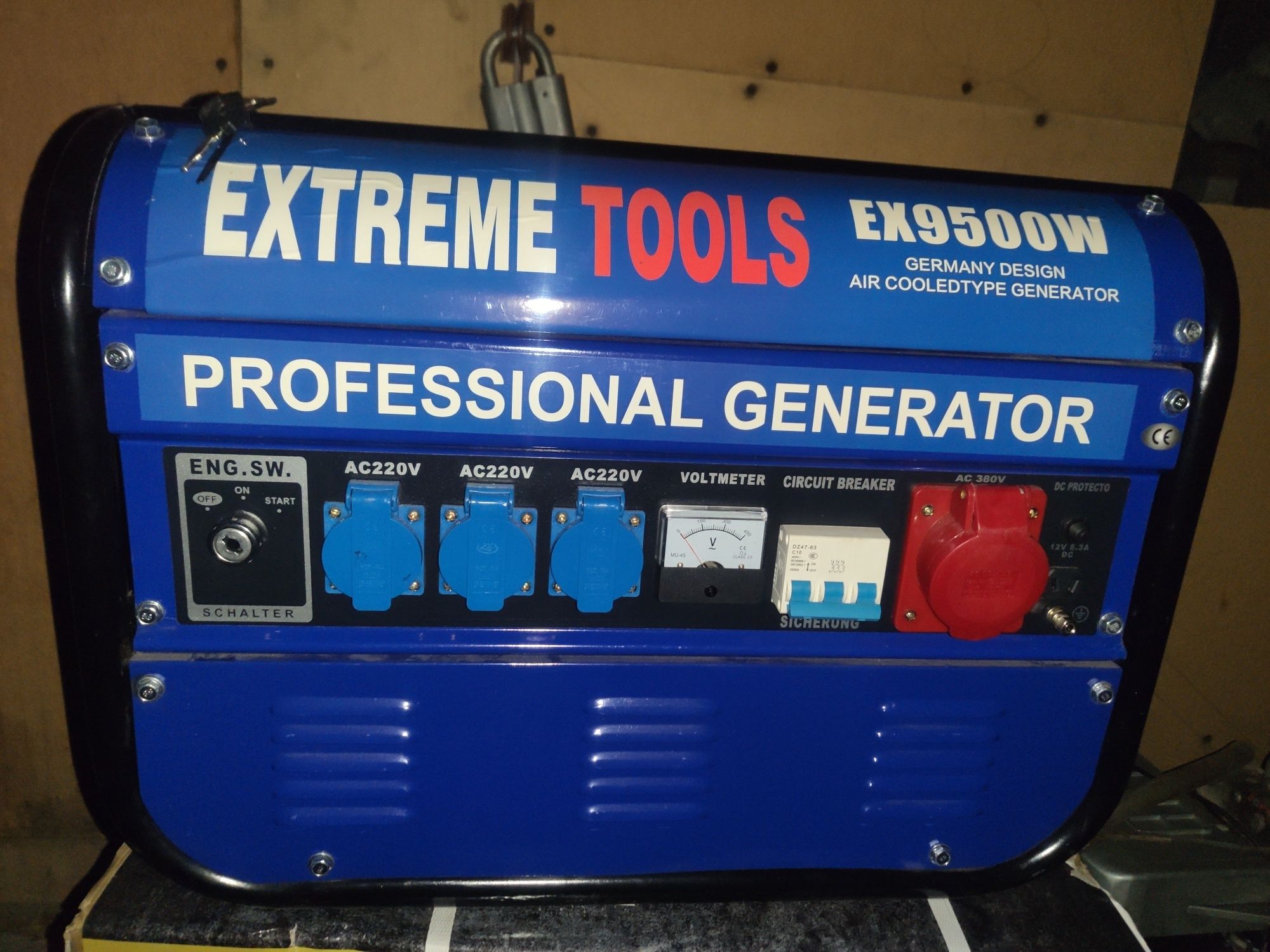 Генератор 3.5 кw Extreme tools EX9500W