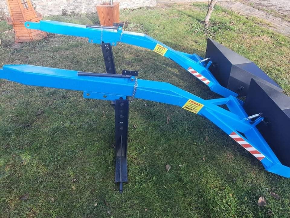 Widły na tył ciągnika podnośnik tuz do bel łycha producent DOSTAWA