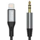 Dudao kabel audio Lightning - mini jack 3.5mm 1m szary (l11pro)