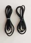 Cabos de ligação áudio stereo jack macho / macho de 3,5mm de 1,20cm
