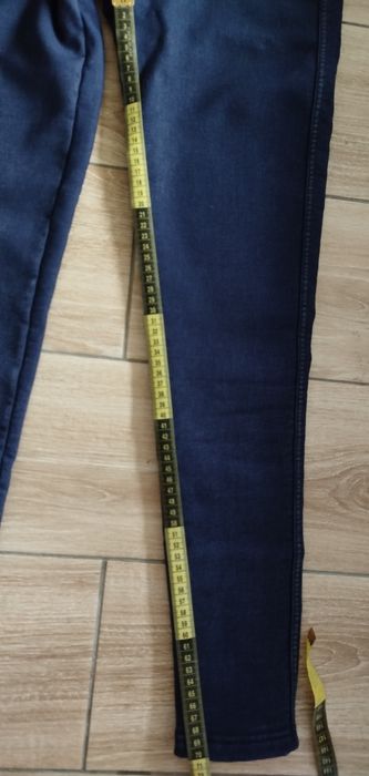 Женские леггинсы, джинсы стрейчевые теплые, размер 42