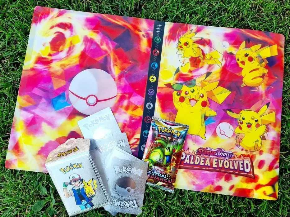 Pokemon zestaw album A4+ karty nowy dla dziecka