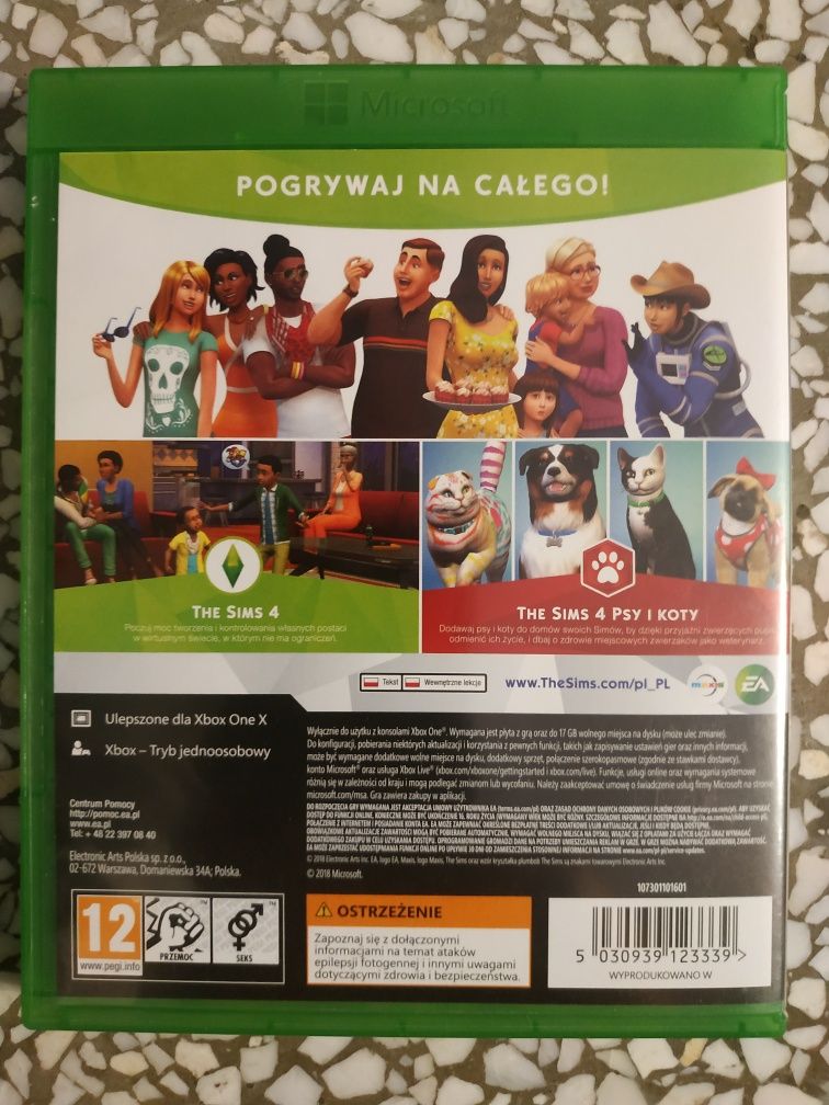 The Sims 4 Zestaw Specjalny Psy i Koty Xbox one Series X