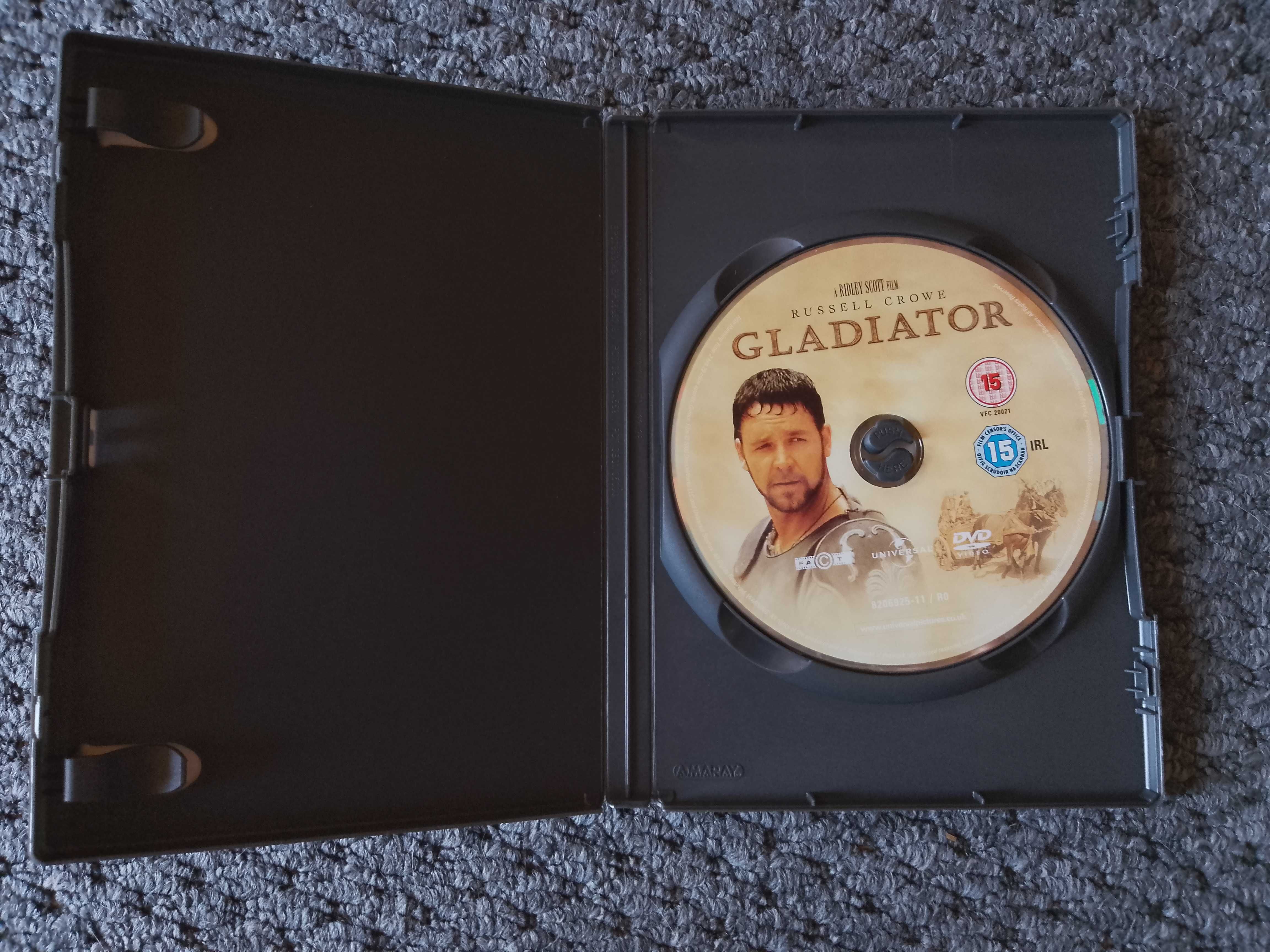 "Gladiator" Russell Crowe film dvd, angielska wersja językowa