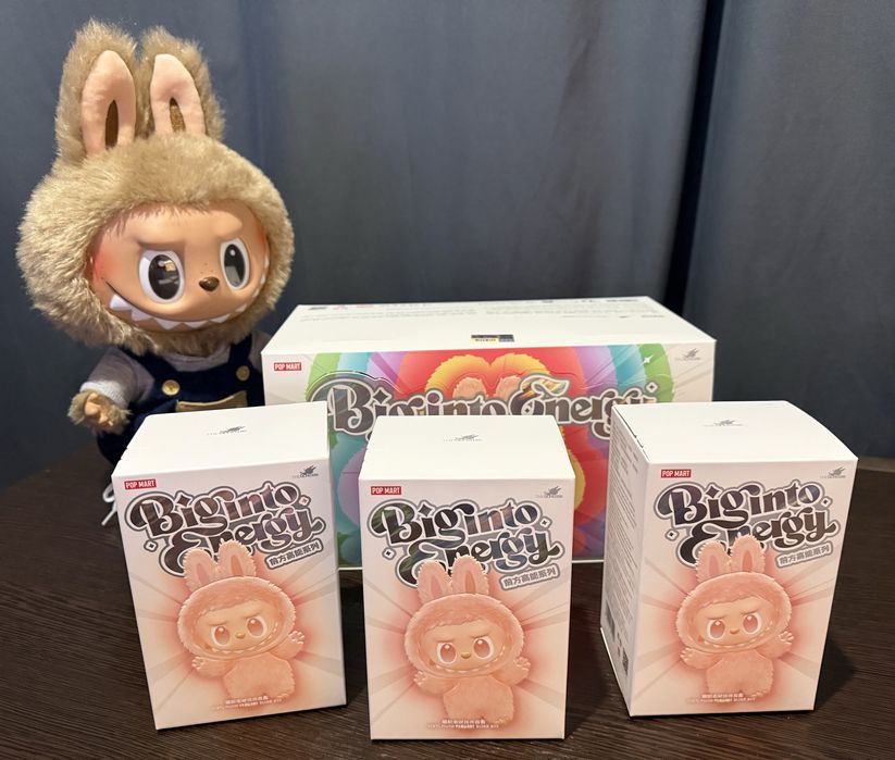 Оригінальні Labubu Big into Energy Series, The Monsters від Pop Mart