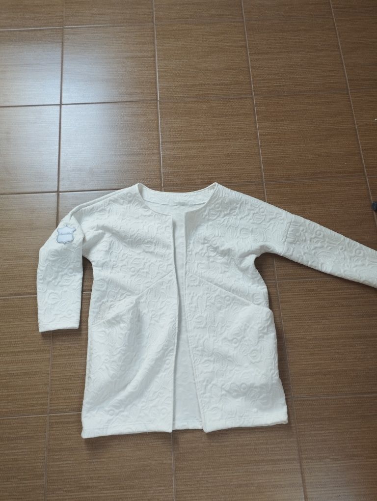 Marynarka biała oversize