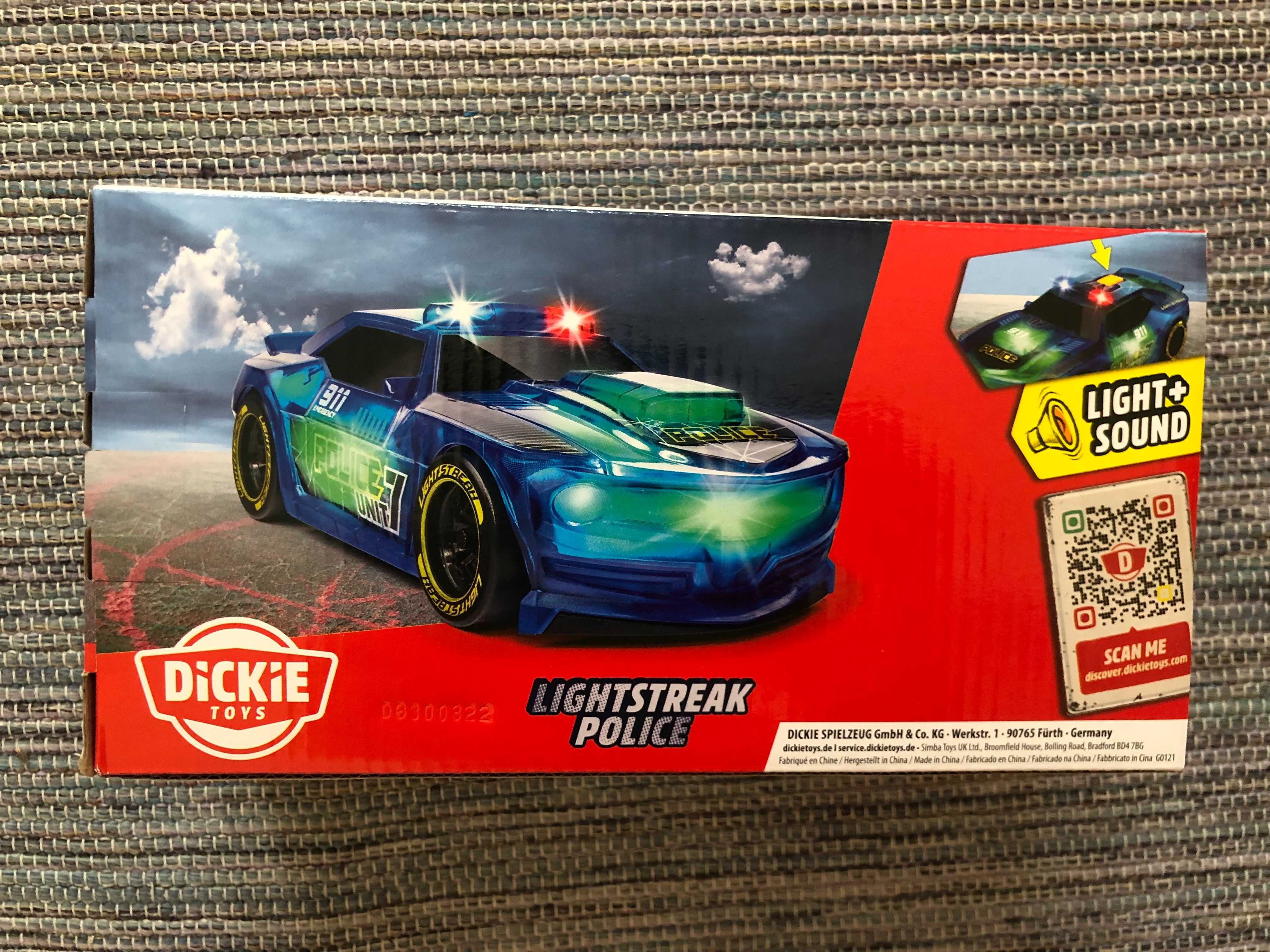 Carro de policia Dickie Toys (NOVO)