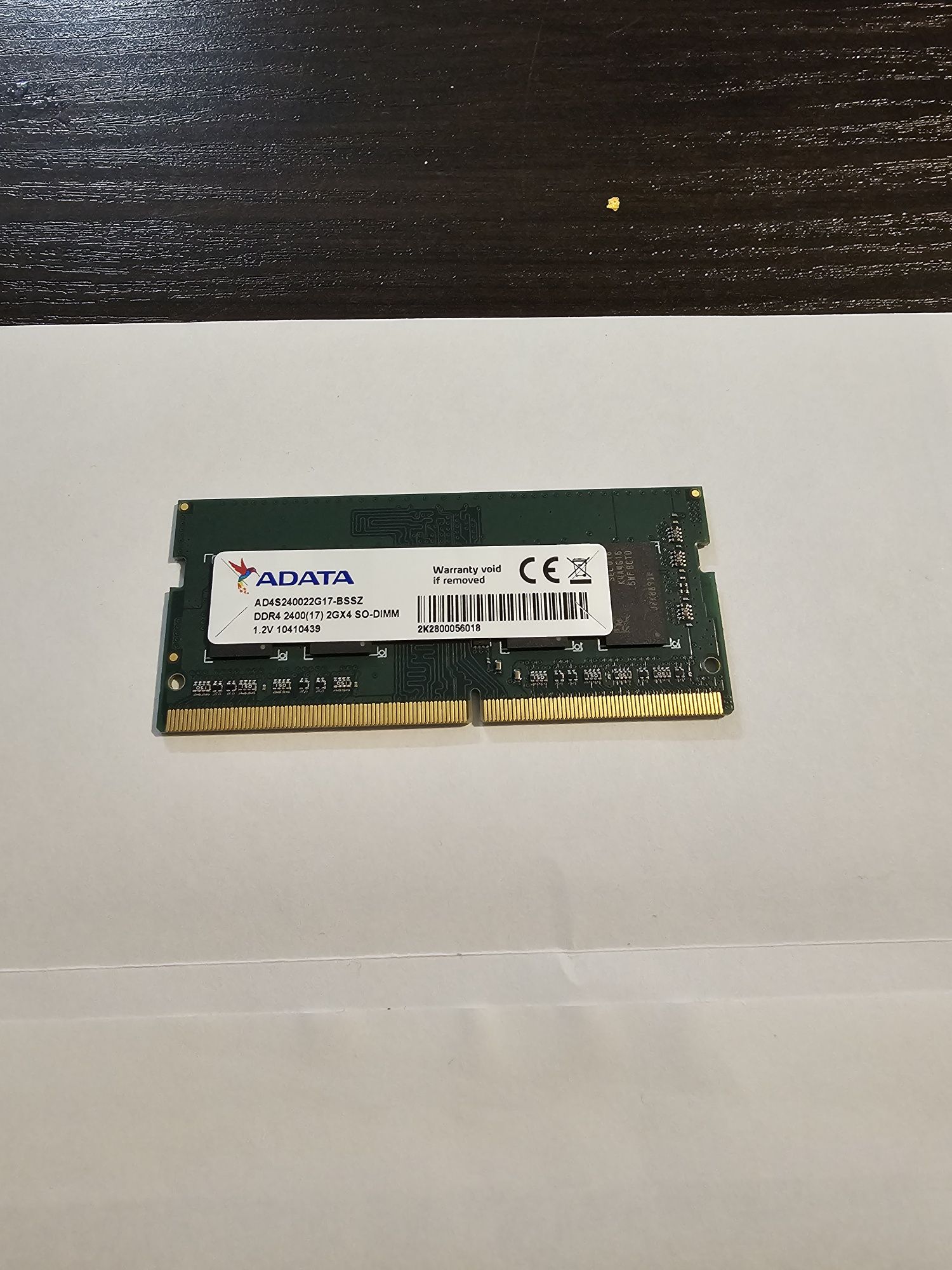 Pamięć RAM Adata 2GB DDR4 SODIM 2400