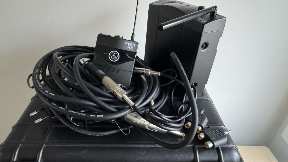 Receptor audio AKG WMS40 como novo