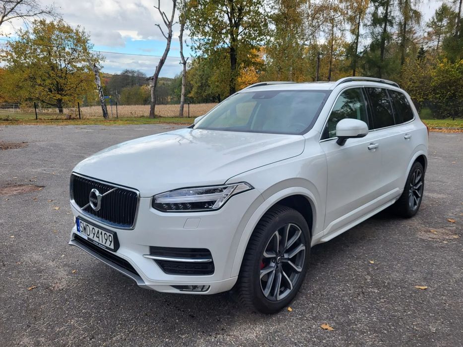 Volvo XC 90 T6 AWD 320 KM, Momentum niski przebieg, piękny stan