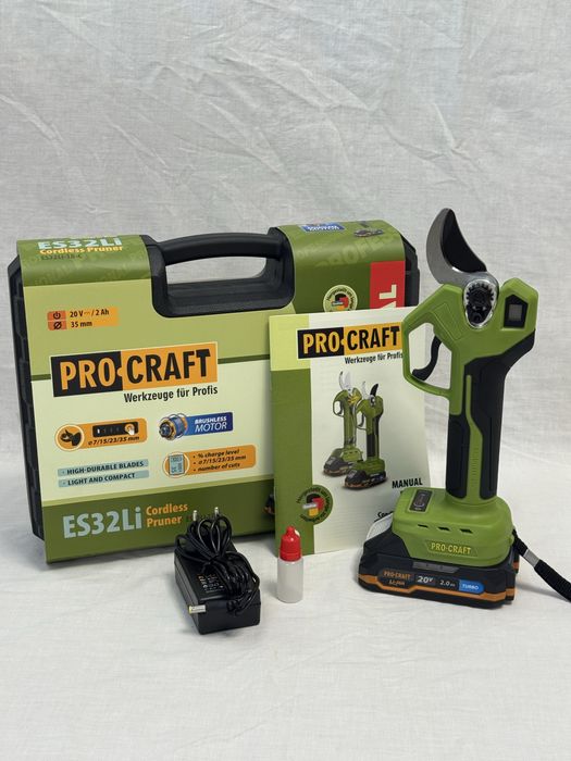 Акумуляторний секатор Procraft ES32Li - 2349ціна