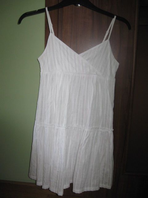 biała sukienka ZARA KIDS