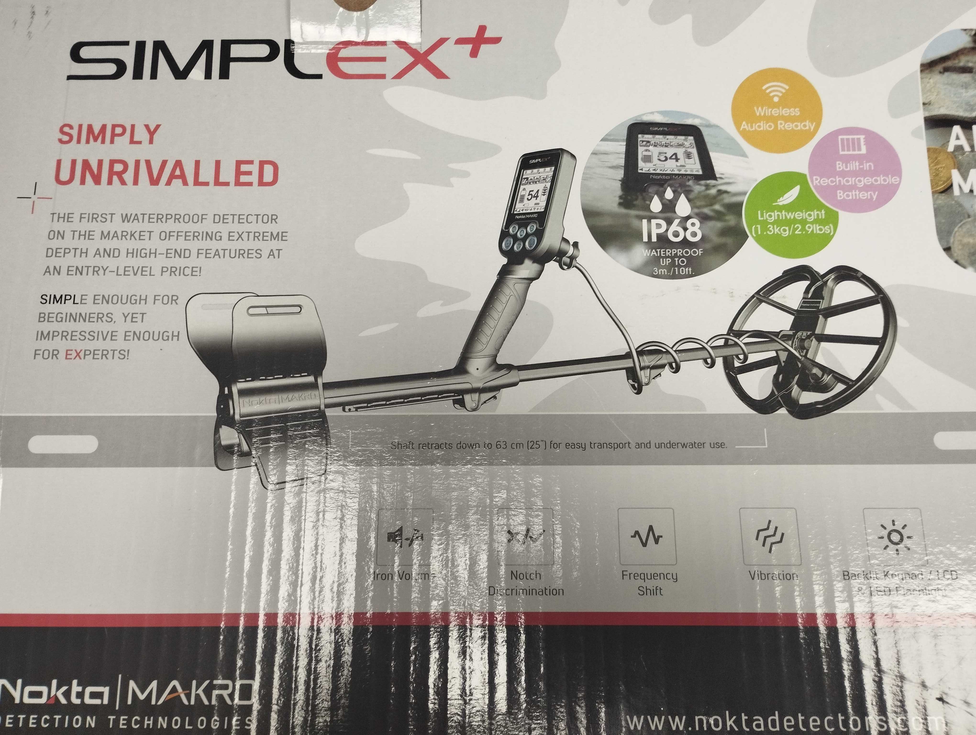 Металошукач Simplex Грунтовый металлоискатель Nokta Simplex