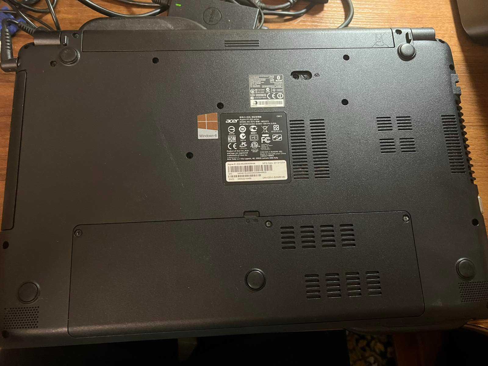 Ноутбук Acer Aspire E1-522 | AMD A6 | 6 ГБ ОЗУ | 500 ГБ HDD | Б/у
