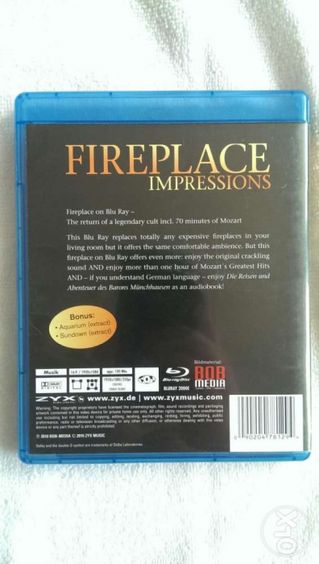 Fireplace komnek blu ray