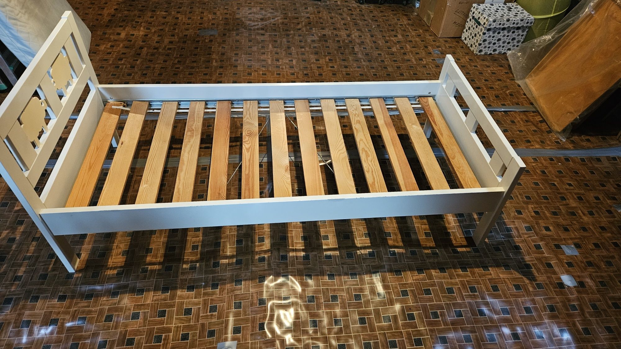 Łóżko IKEA KRITTER 160X70 kpl dno i materac