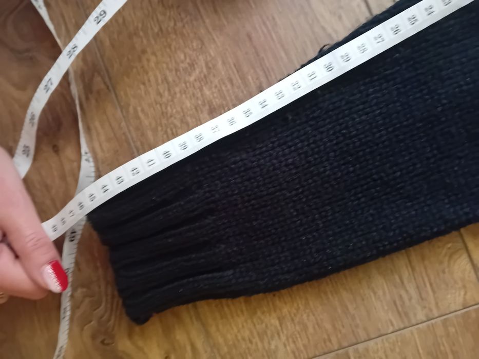 Sweter czarny rozpinany