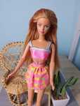 Lalka Barbie mackie facemold Butterly Art 1998 tatuaż