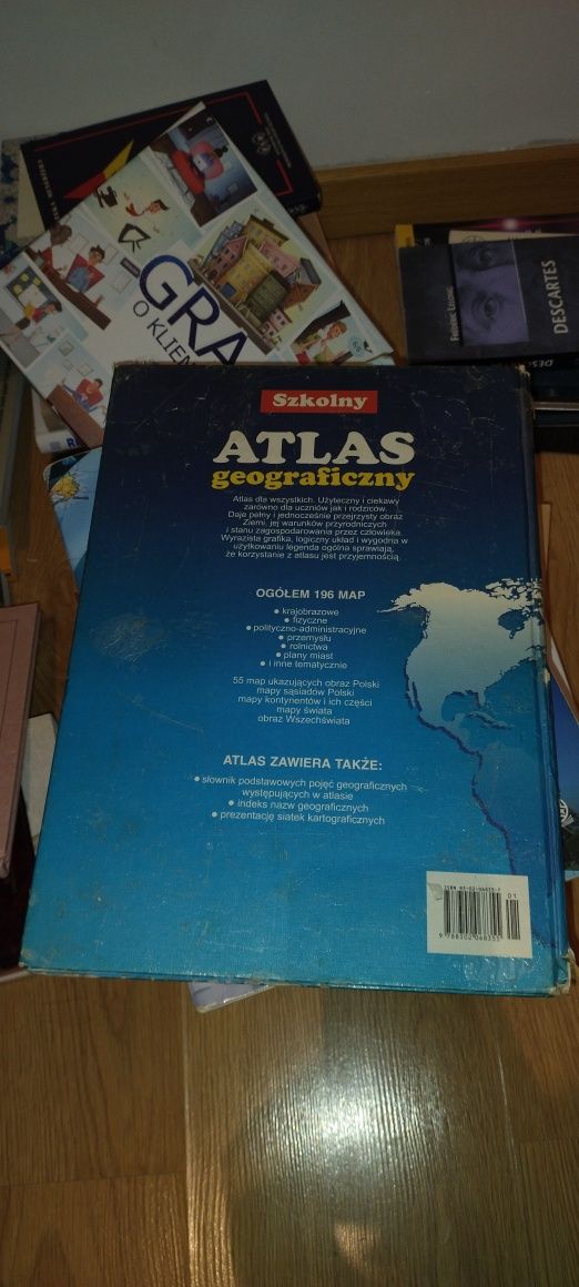 2 atlasy Szkolny Atlas geograficzny Gimnazjalny Atlas Geograficzn PPWK