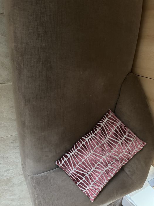 Chaise long - creme com wenge