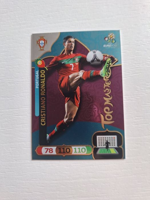 Karty piłkarskie Cristiano Ronaldo Top Master Euro 2012 Panini RARE