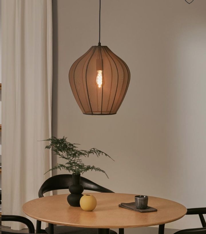 Piękna lampa Beau szara