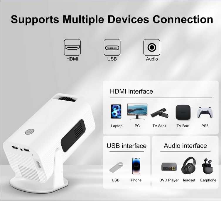 Портативний мультимедійний проектор P330 Projector 1080P
