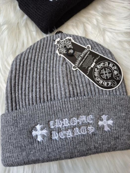 Шапка Chrome hearts сіра
