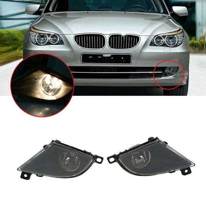 ПТФ Противотуманки фары противотуманные для BMW E60 E61 lci рестайл