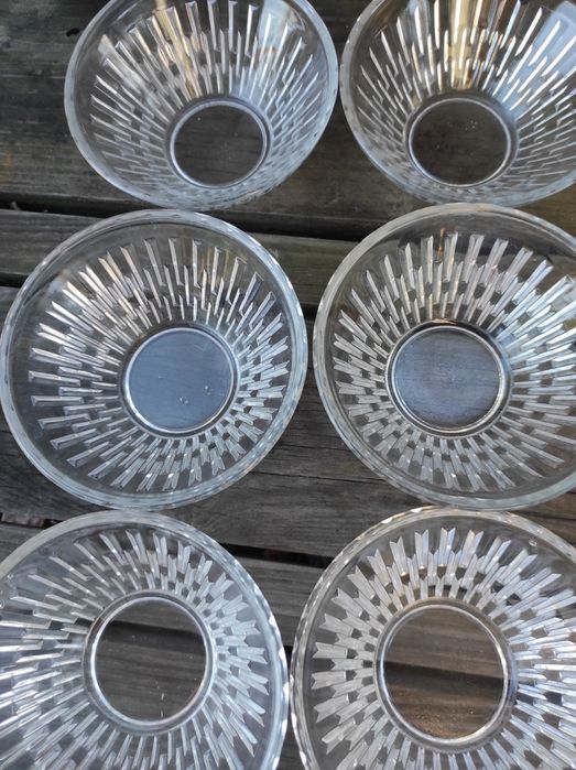 Komplet 6 salaterek szklanych